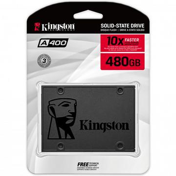 SSD Kingston A400 da 2,5" - Unità a stato solido ultraveloce da 480 GB
