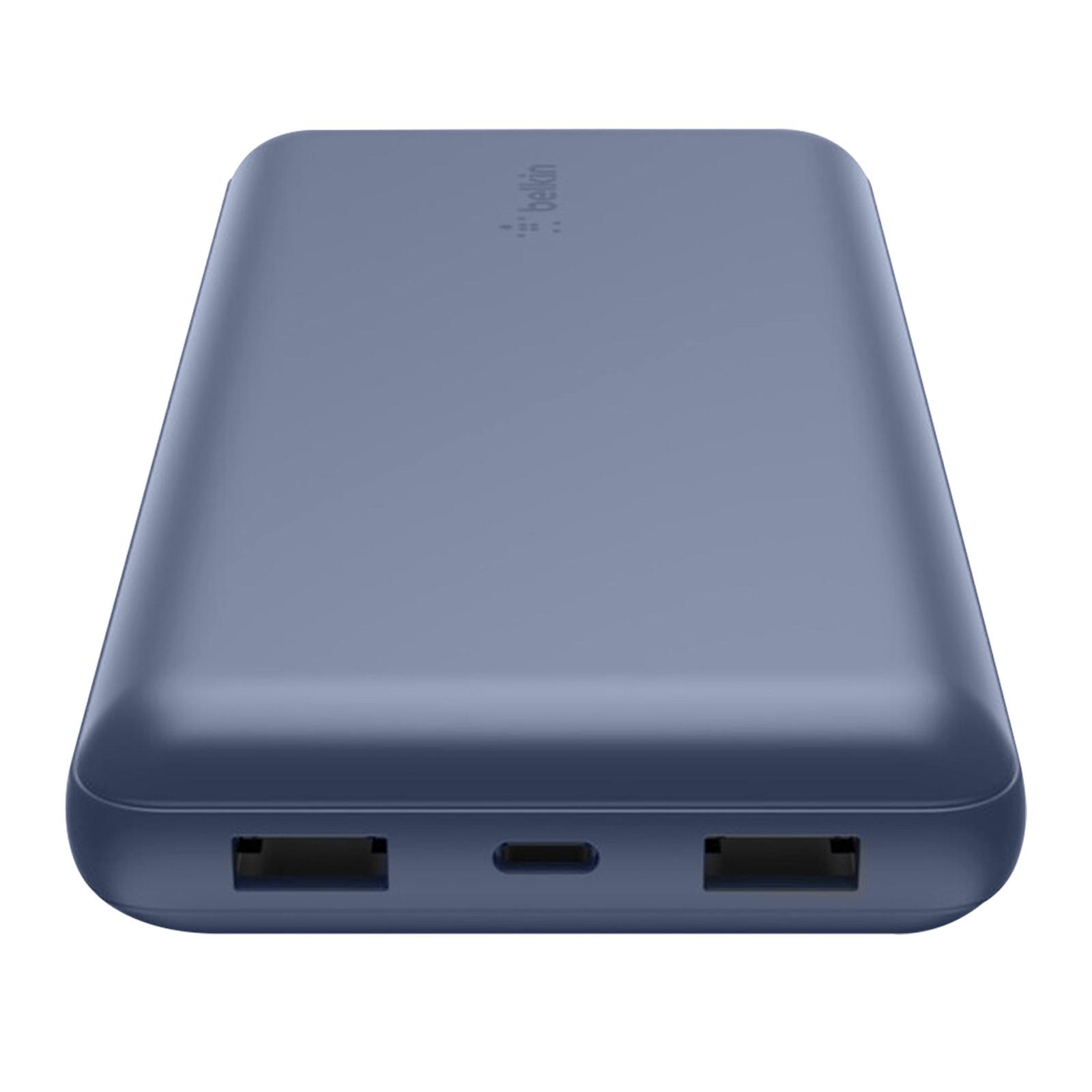 belkin  Powerbank 20000mAh 2x USB + USB C Bleu 