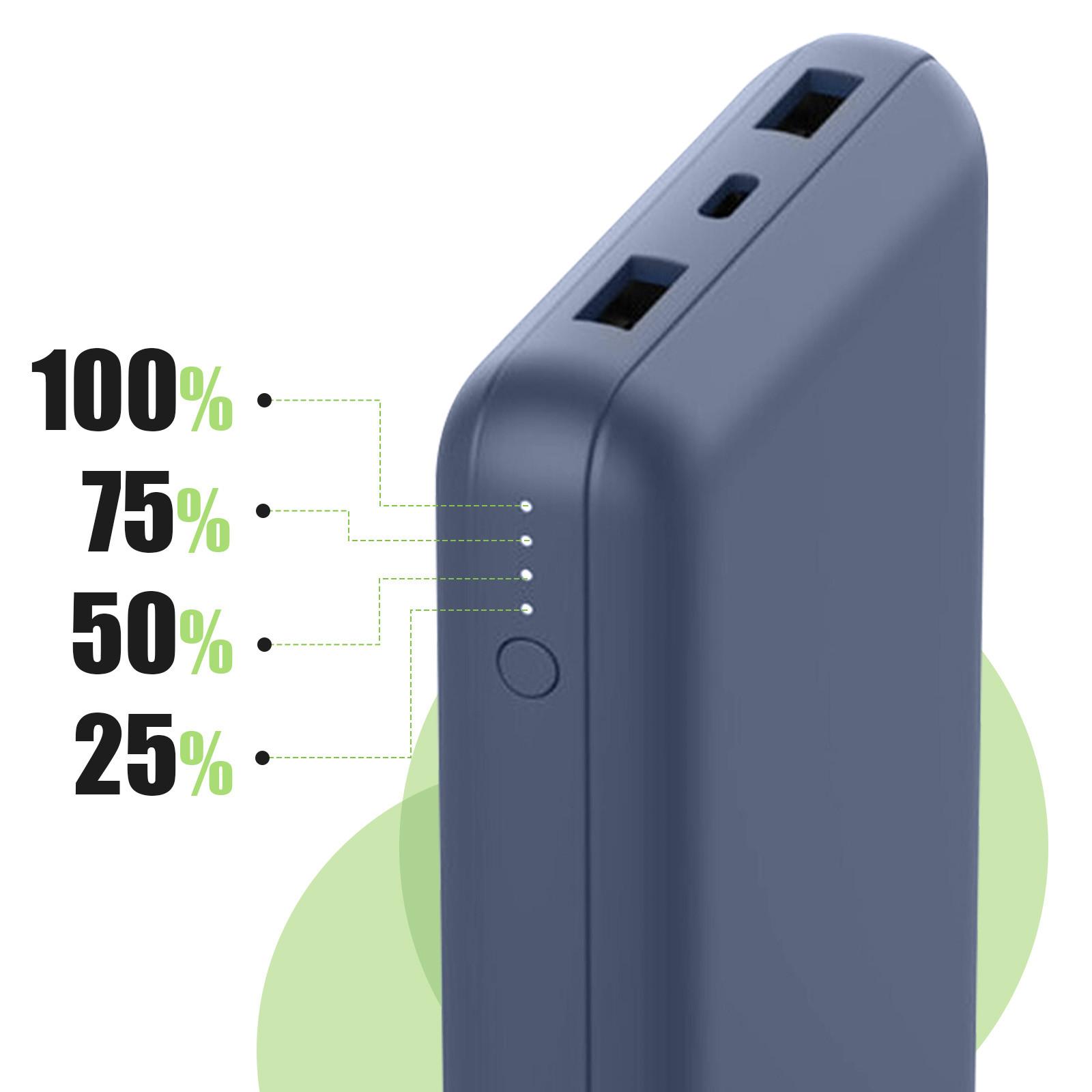 belkin  Powerbank 20000mAh 2x USB + USB C Bleu 