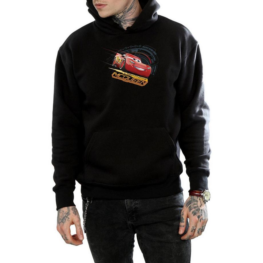 Disney Pixar Cars Lightning McQueen Felpa con Cappuccio  