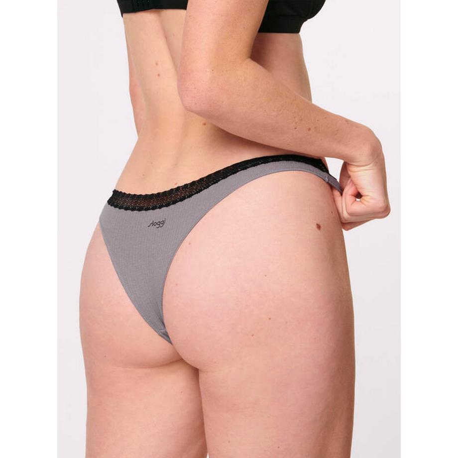 sloggi GO Ribbed Brazil Briefs 2er Pack  