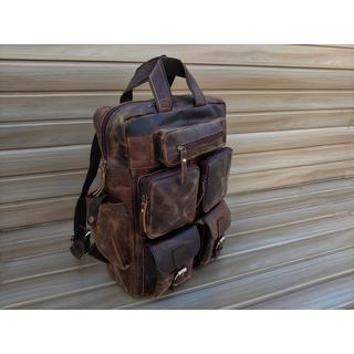 Only-bags.store Leder Laptop Rucksack  