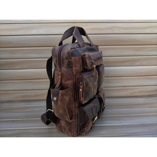 Only-bags.store Leder Laptop Rucksack  