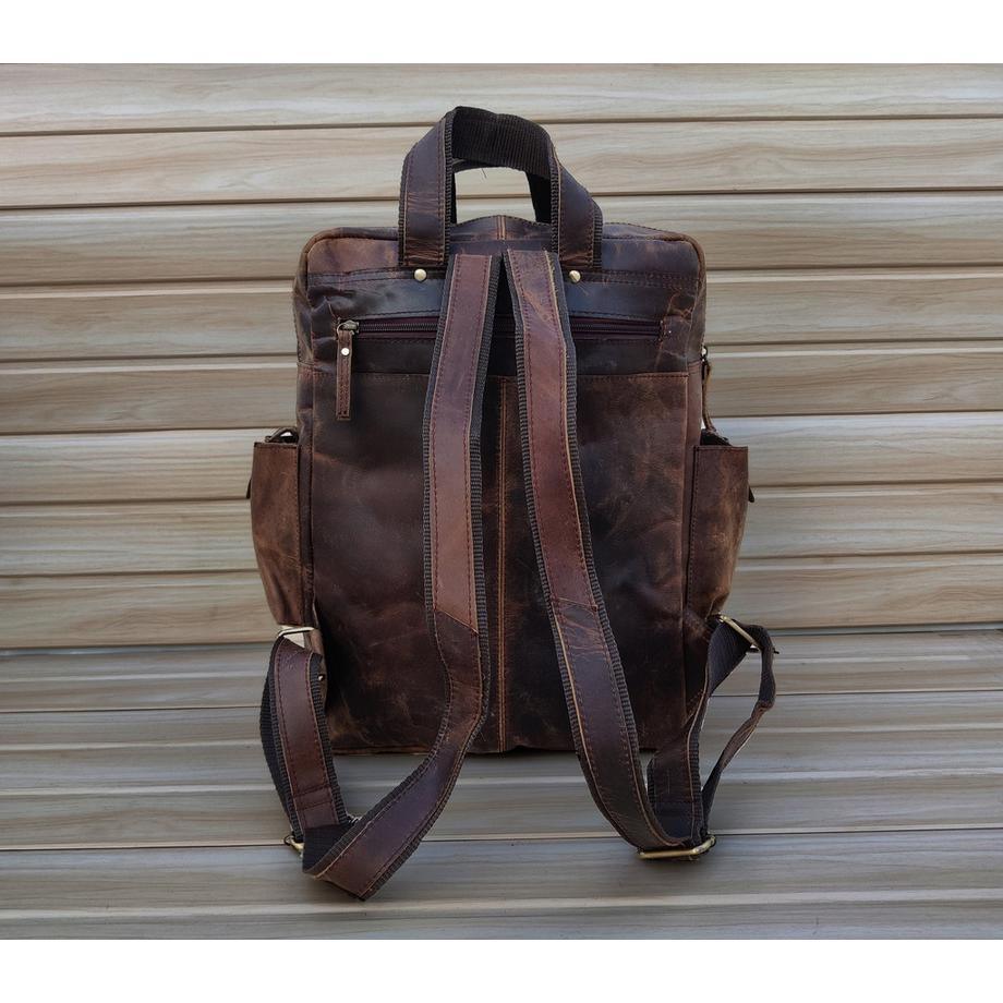 Only-bags.store Sac à dos ordinateur portable en cuir  