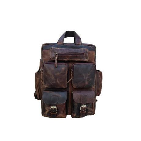 Only-bags.store Leder Laptop Rucksack  