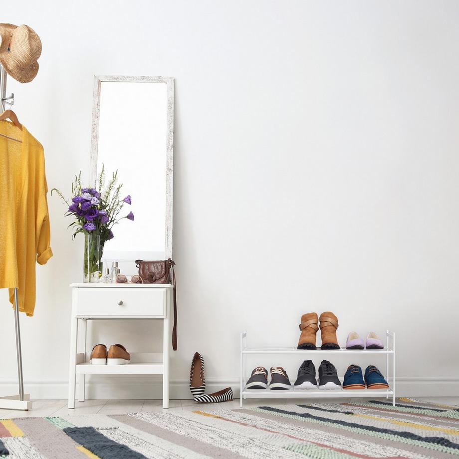 B2X Étagère à chaussures empilable avec 2 étagères  