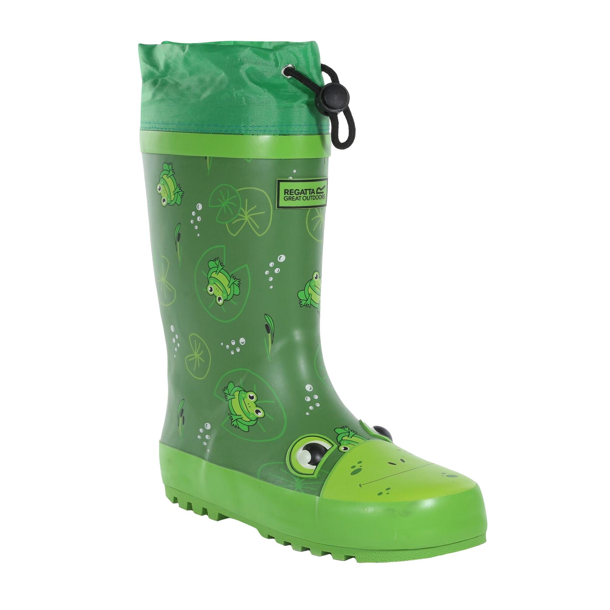 Image of Gummistiefel Mudplay Jnr, Frosch Unisex Waldgrün 27