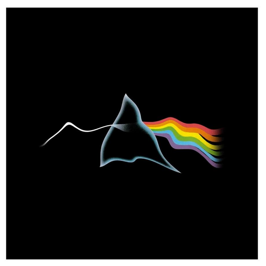 Pink Floyd T-Shirt Prisma Regenbogen Print  