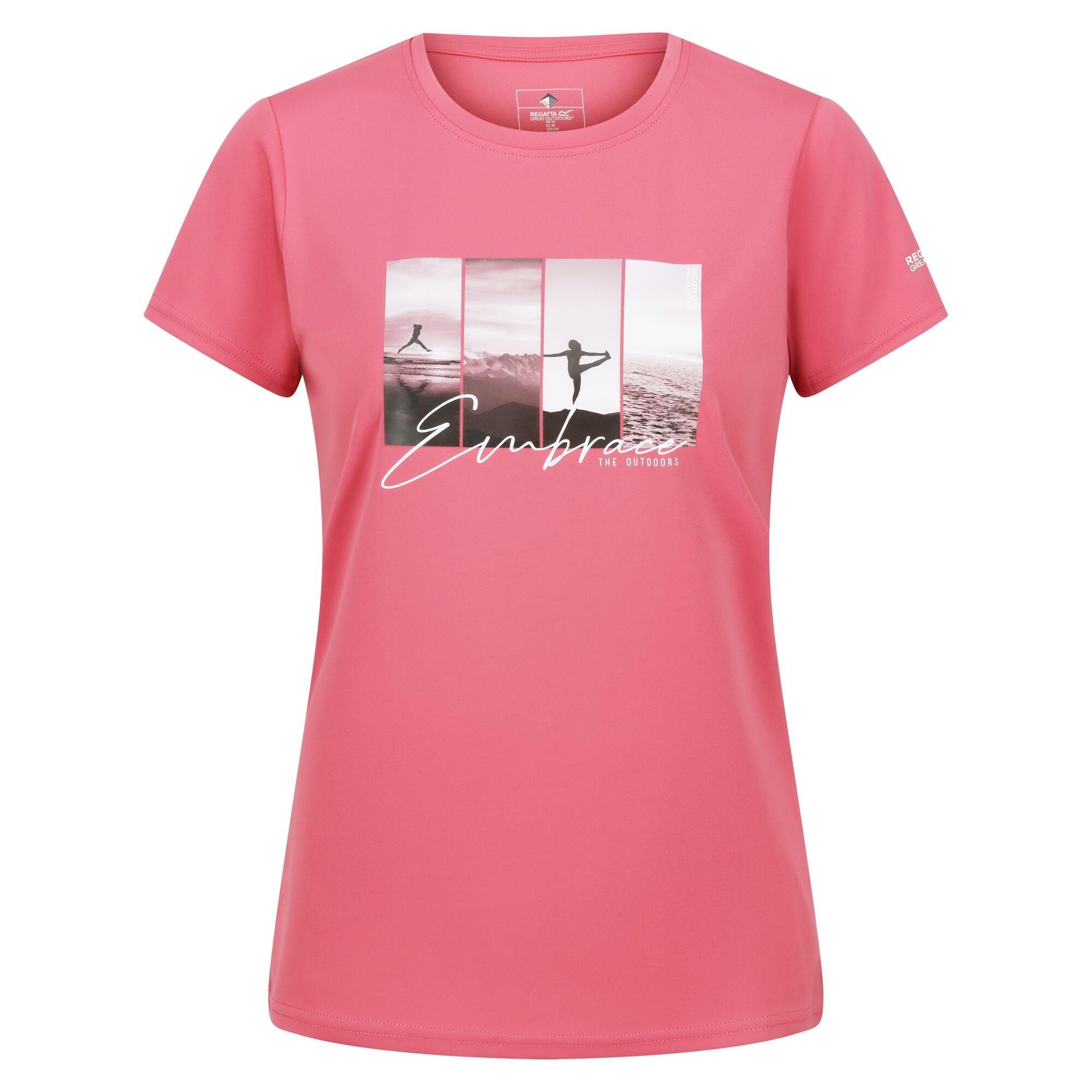 Image of Fingal Vii Embrace The Outdoors Tshirt Damen Hellrosa 34