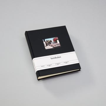 Semikolon Finestra Medium album fotografico e portalistino Nero 80 fogli Rilegatura all'inglese