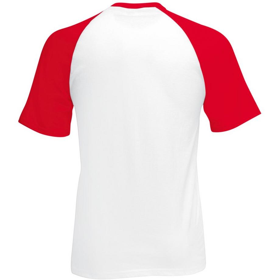 Fruit of the Loom T-shirt Baseball Manches Courtes  