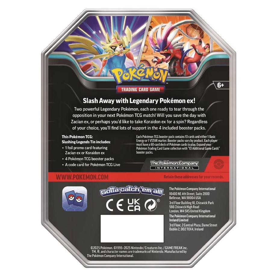 Pokemon  TCG: Summer Tin 2025 - Zacian ex - EN 