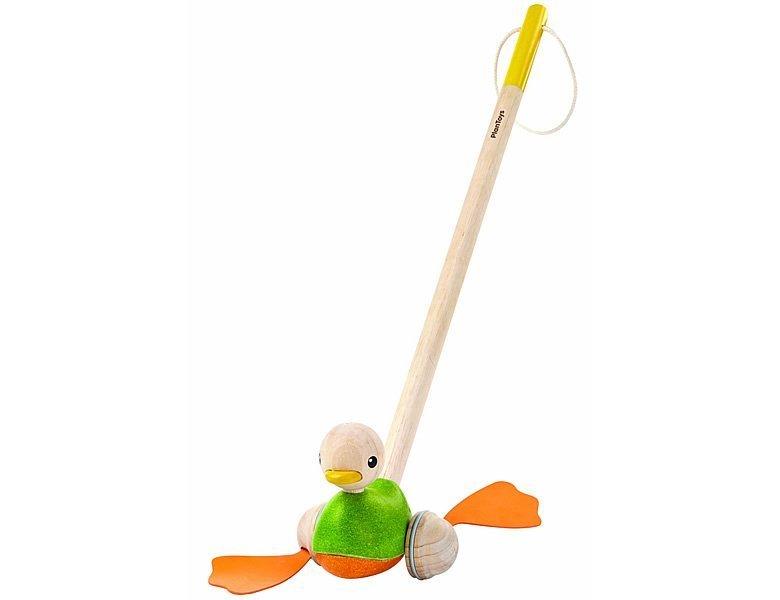 Image of Plan Toys Holz Schiebetier Ente