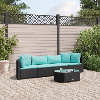 VidaXL set salotto da giardino Polirattan  