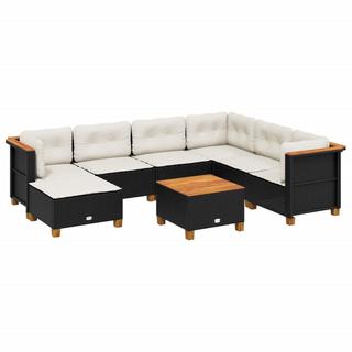 VidaXL set divano da giardino Polirattan  