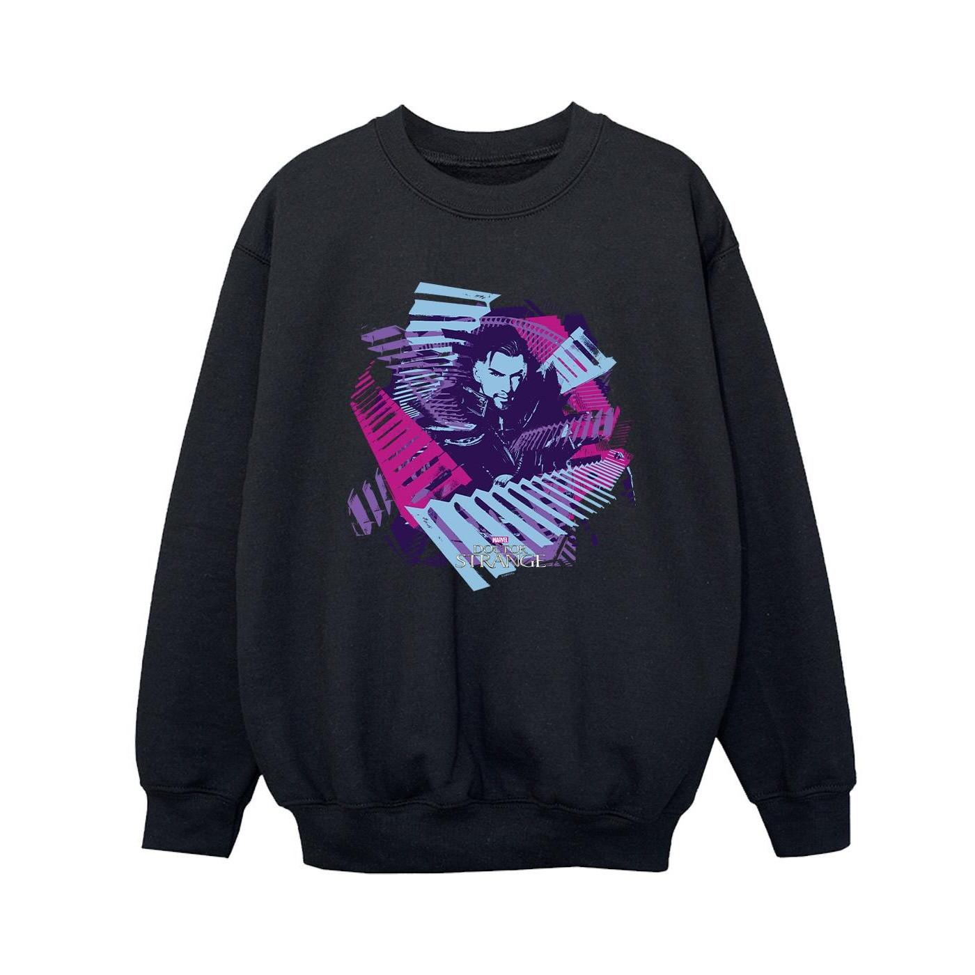 Image of Doctor Strange Stairs Sweatshirt Jungen Schwarz 140/146