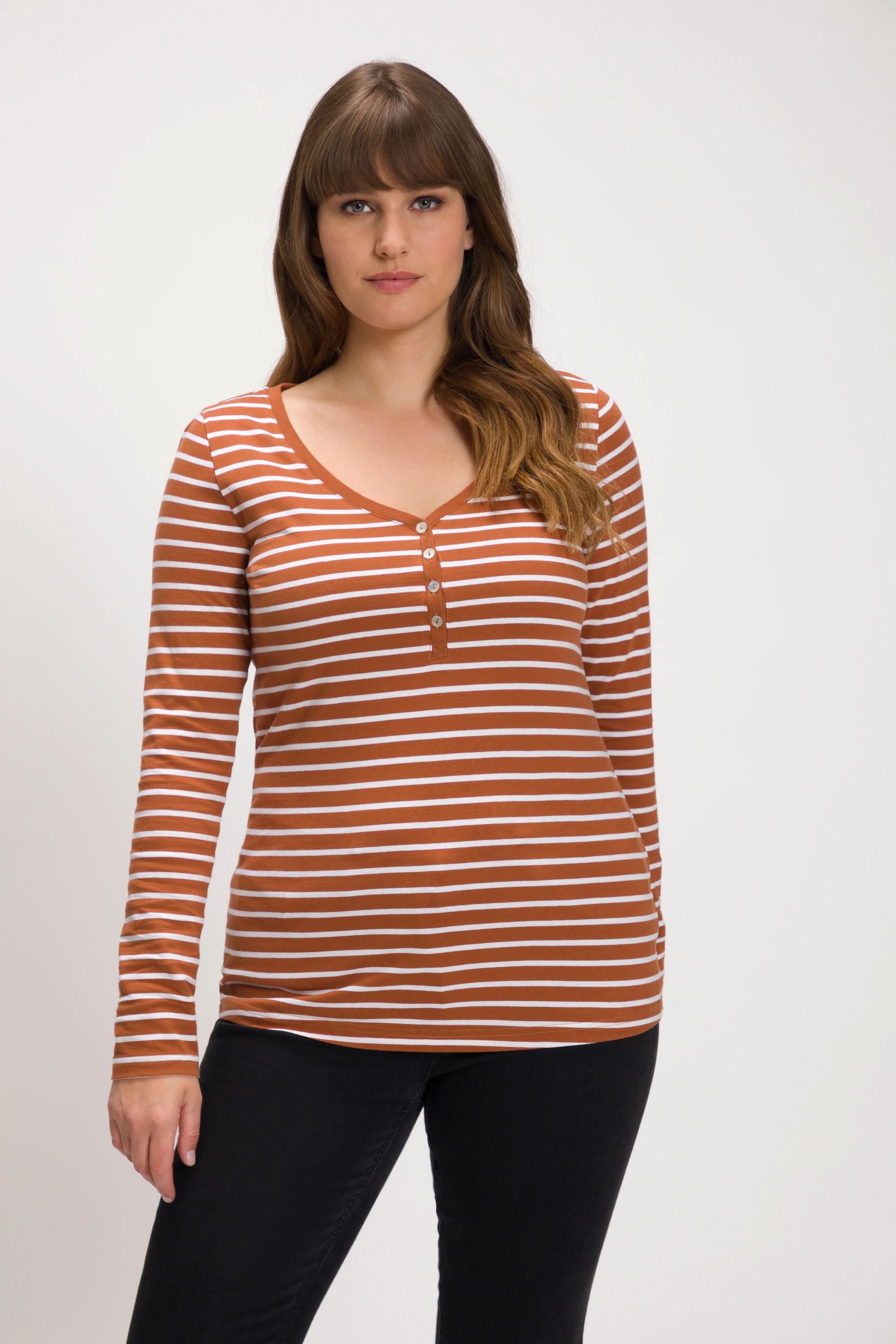 Ulla Popken  T-shirt Henley 