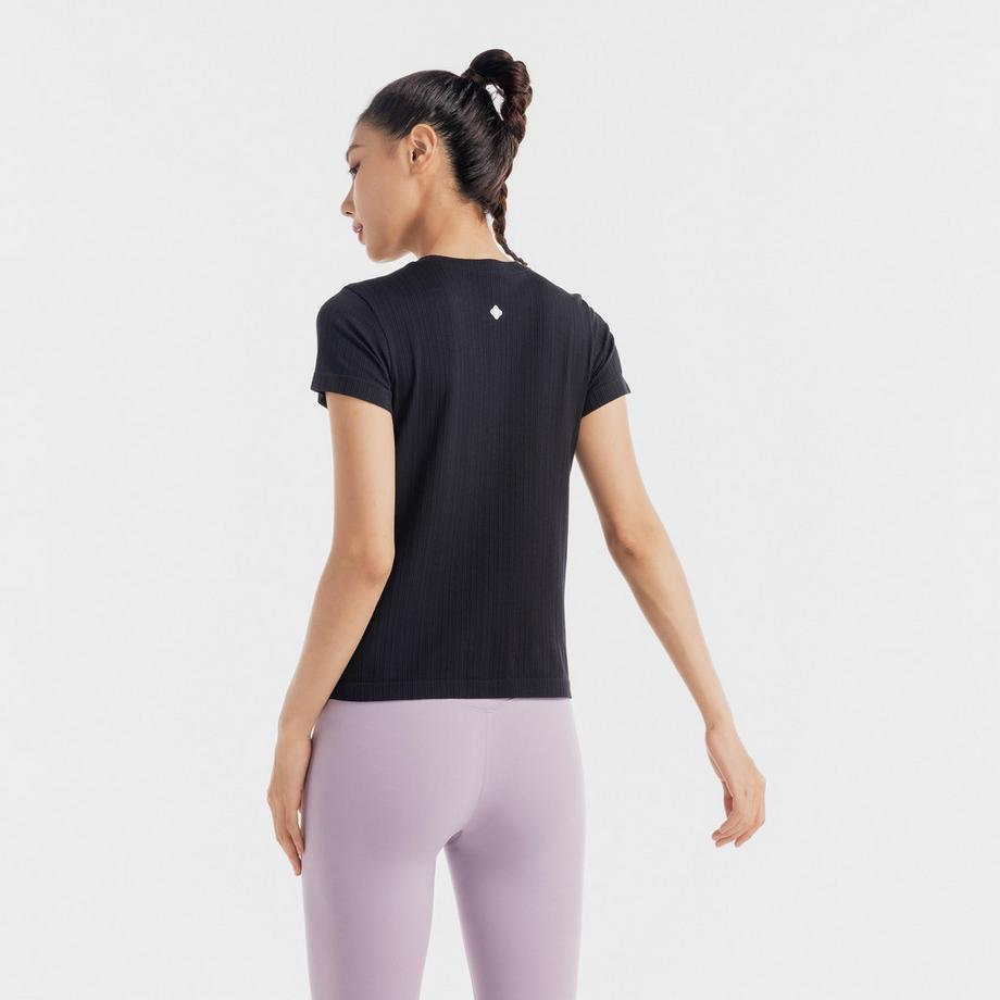 KIMJALY  T-shirt donna aderente poliammide 