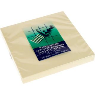 BÜROLINE BÜROLINE Haftnotizen 75x75mm 133029 gelb 100 Blatt  