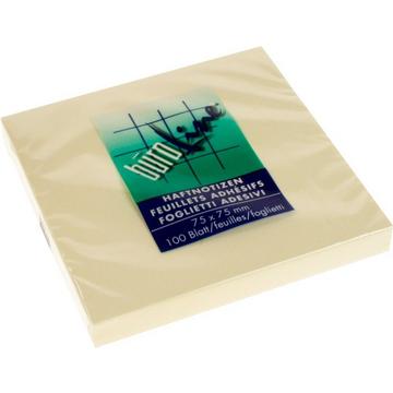 BÜROLINE Haftnotizen 75x75mm 133029 gelb 100 Blatt