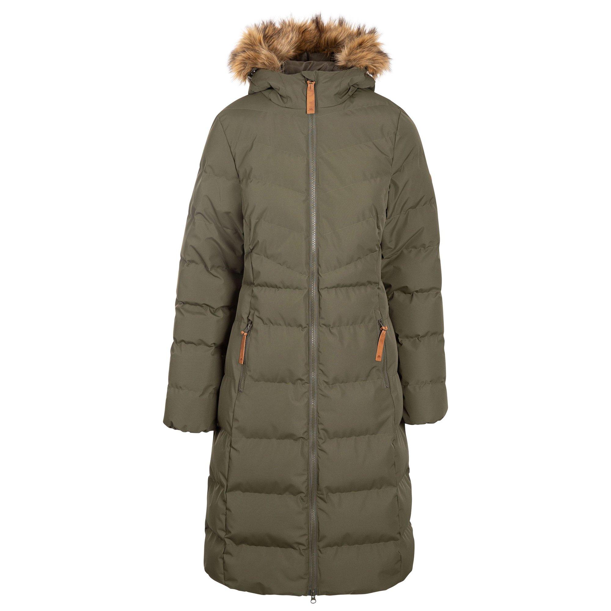 Image of Audrey Steppjacke Damen Dunkelgrün 3XL