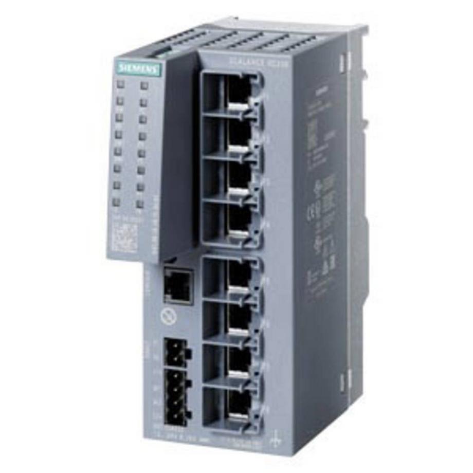 Siemens  SCALANCE XC208, managed Layer 2 switch, 8x RJ45 