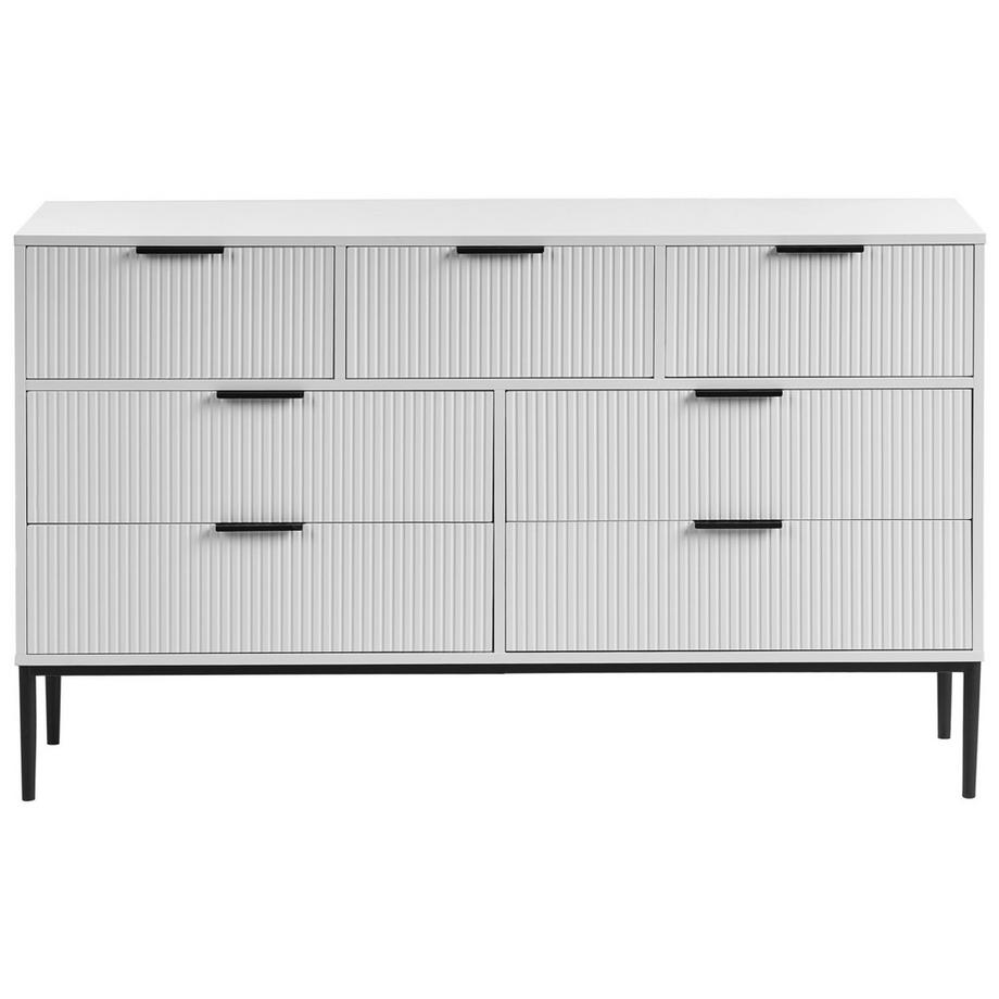 Beliani Cassettiera 7 cassetti en Fibra a media densità (MDF)  LEDUC  