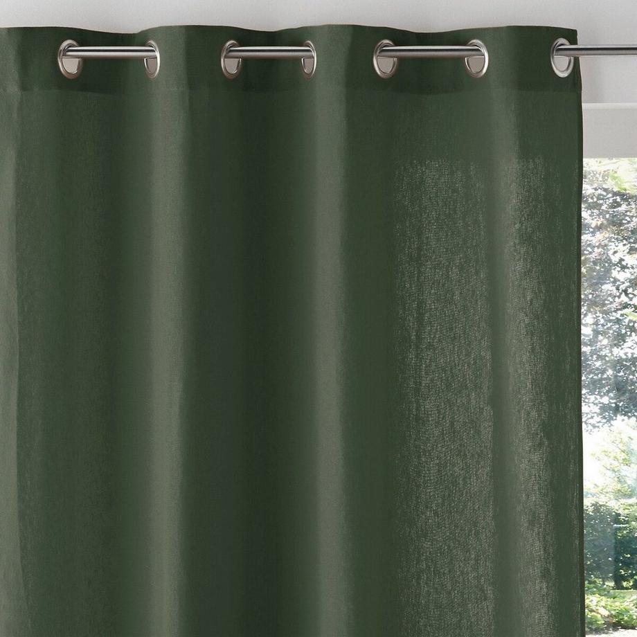 La Redoute Intérieurs  Rideau lin/viscose oeillets Odorie 