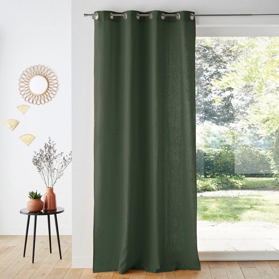 La Redoute Intérieurs  Rideau lin/viscose oeillets Odorie 