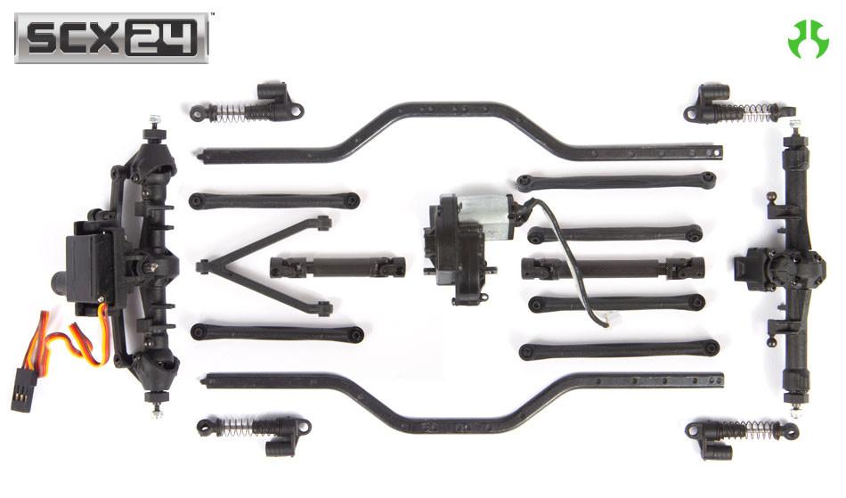 Axial  Axial R/C AXI00005T1 modèle radiocommandé Camion tout terrain Moteur électrique 1:24 