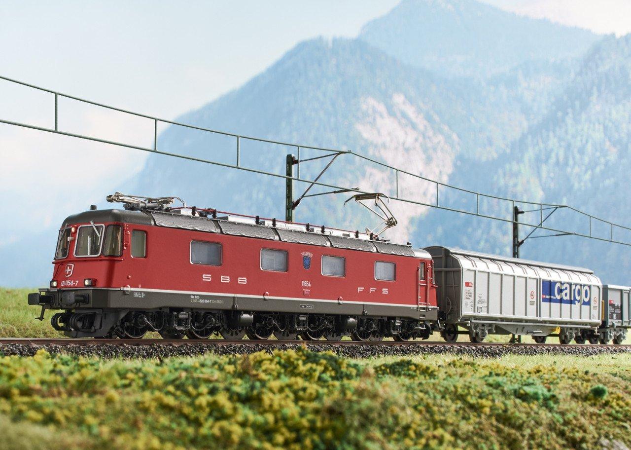 märklin  H0 Digital-Startp.CH Güterzug mit Re 620 der SBB 