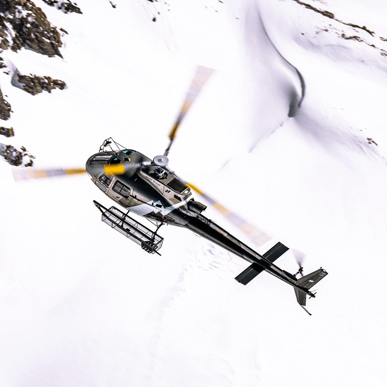 Image of Der Mont Blanc Aus Der Vogelperspektive: 30-minütiger Hubschrauberflug Ab Les Arcs - Geschenkbox Unisex