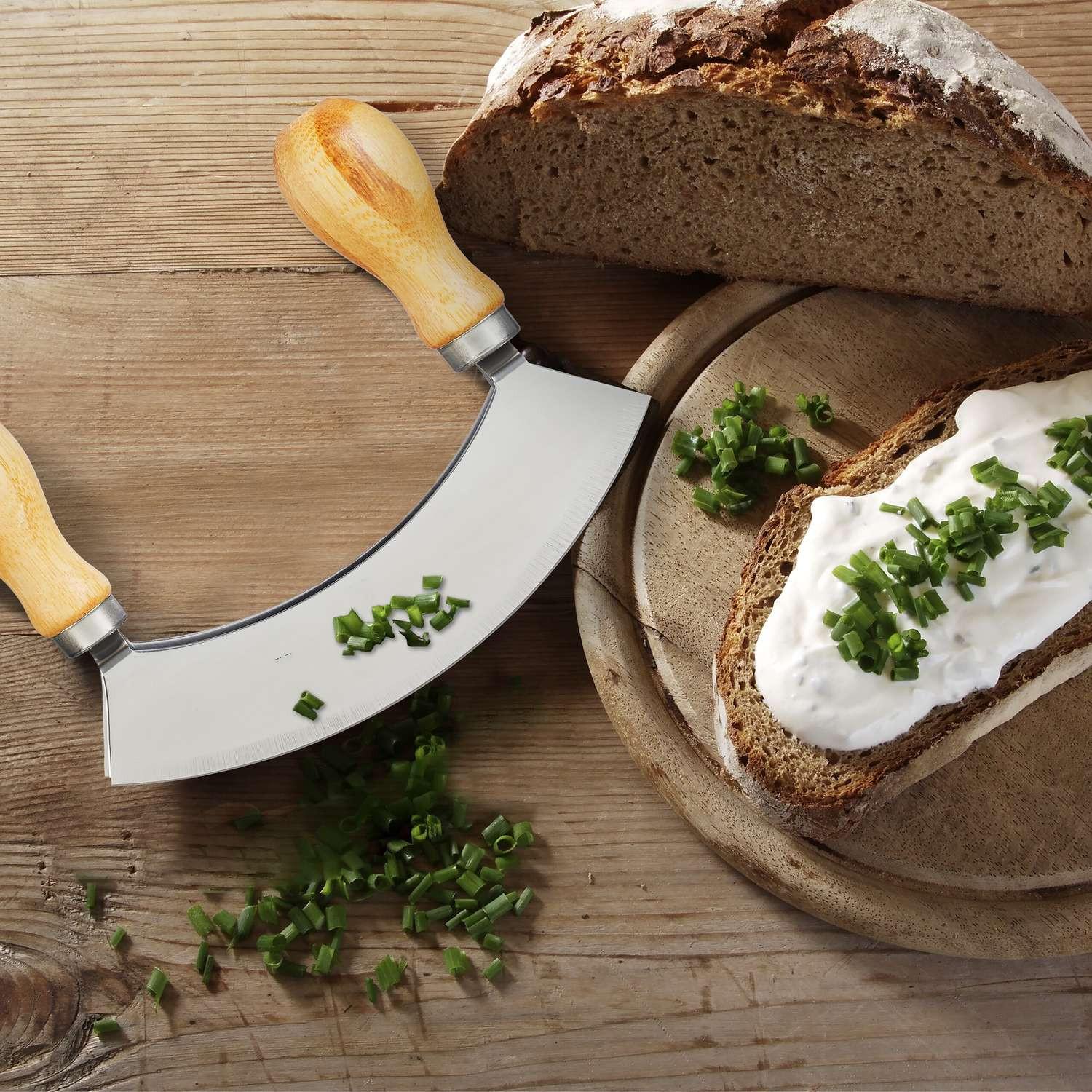 Northix Couteau à découper à double revêtement avec planche  