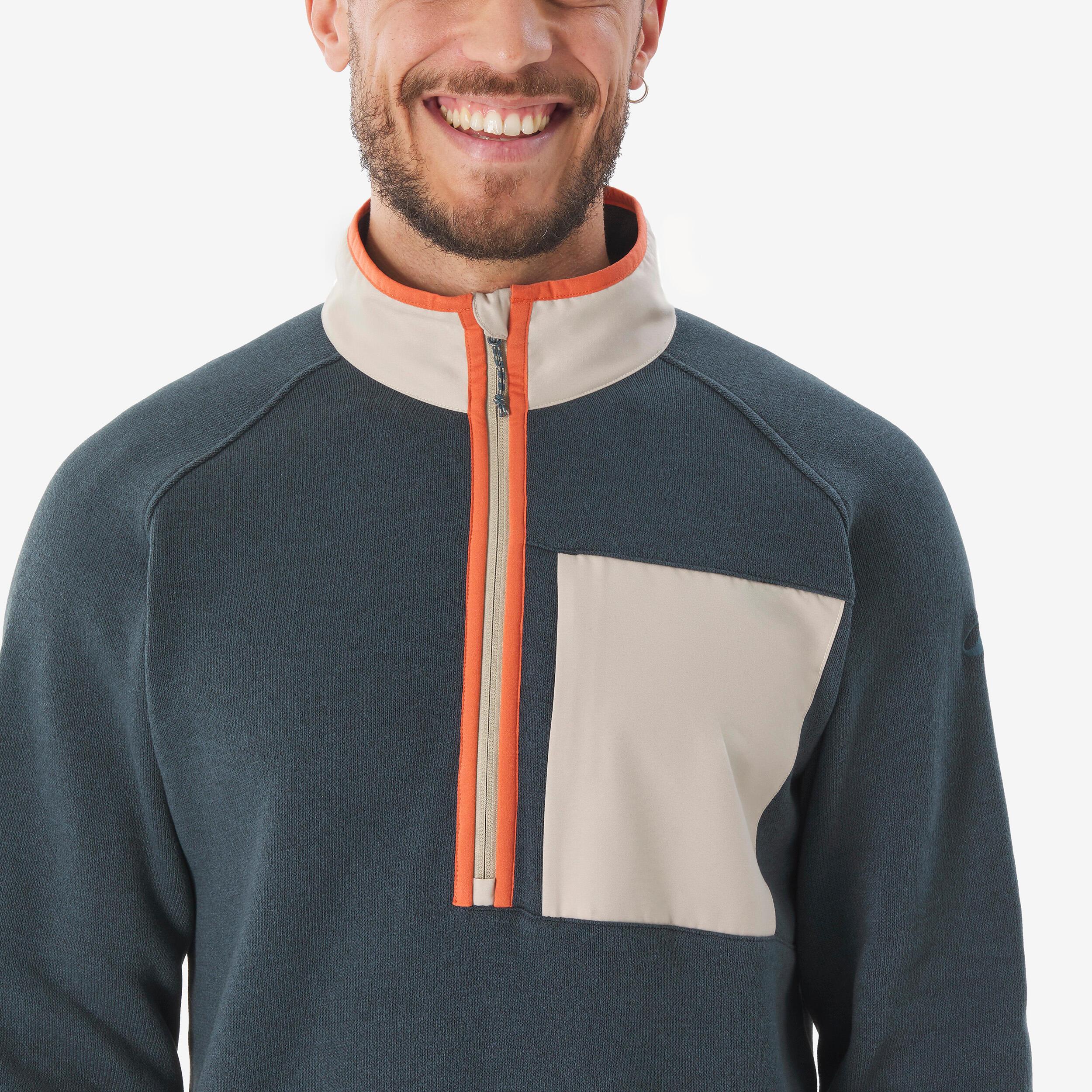 QUECHUA Pullover da trekking Half Zip  