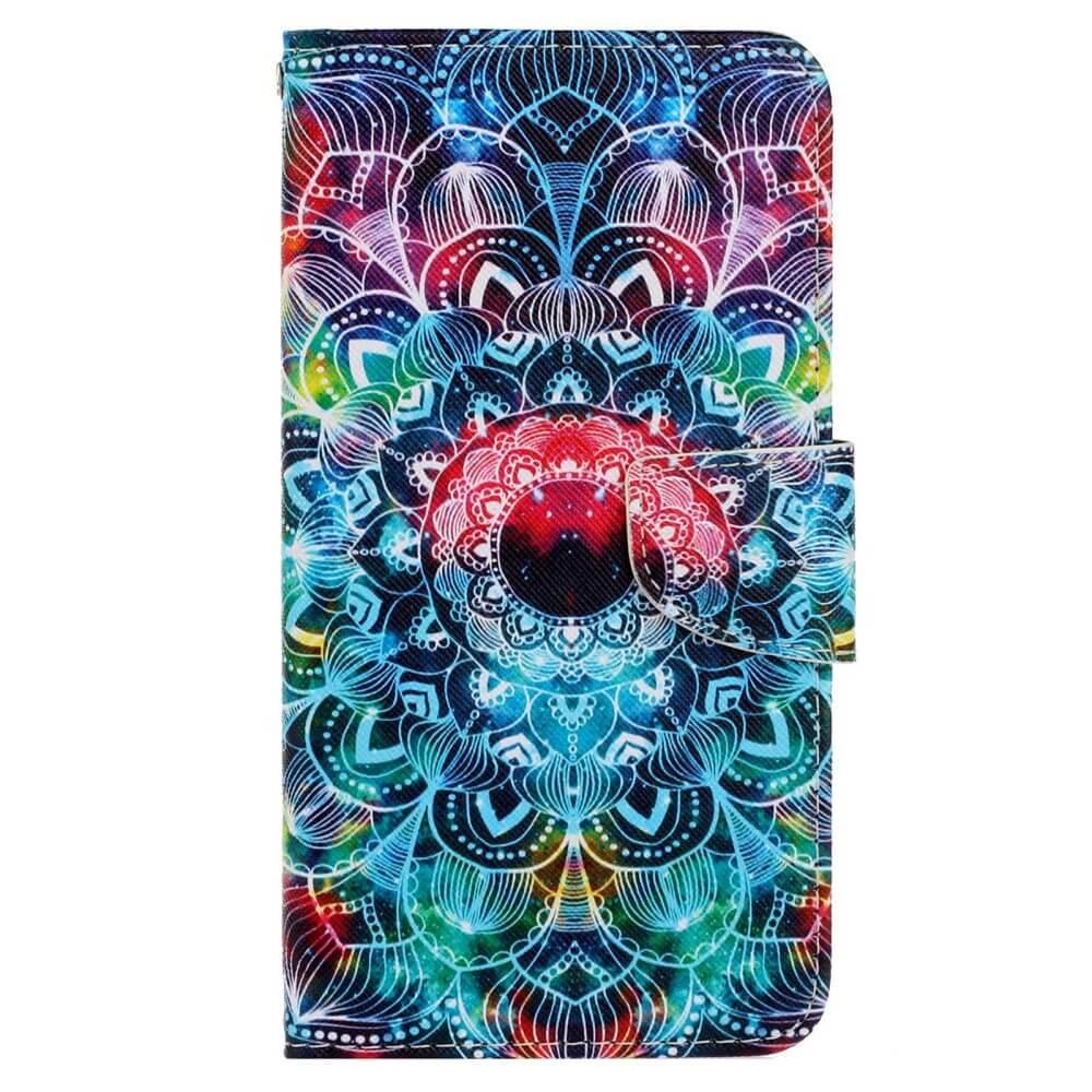 Cover-Discount  Galaxy S23 Ultra - Coque cuir à motif de cœur fleuri 