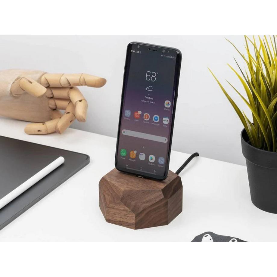 Oakywood  Geometric Dock - Station d'accueil pour smartphone - USB-C - 9x9x4cm 