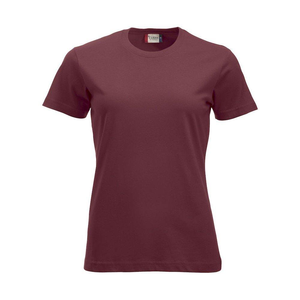 Image of New Classic Tshirt Damen Weinrot S