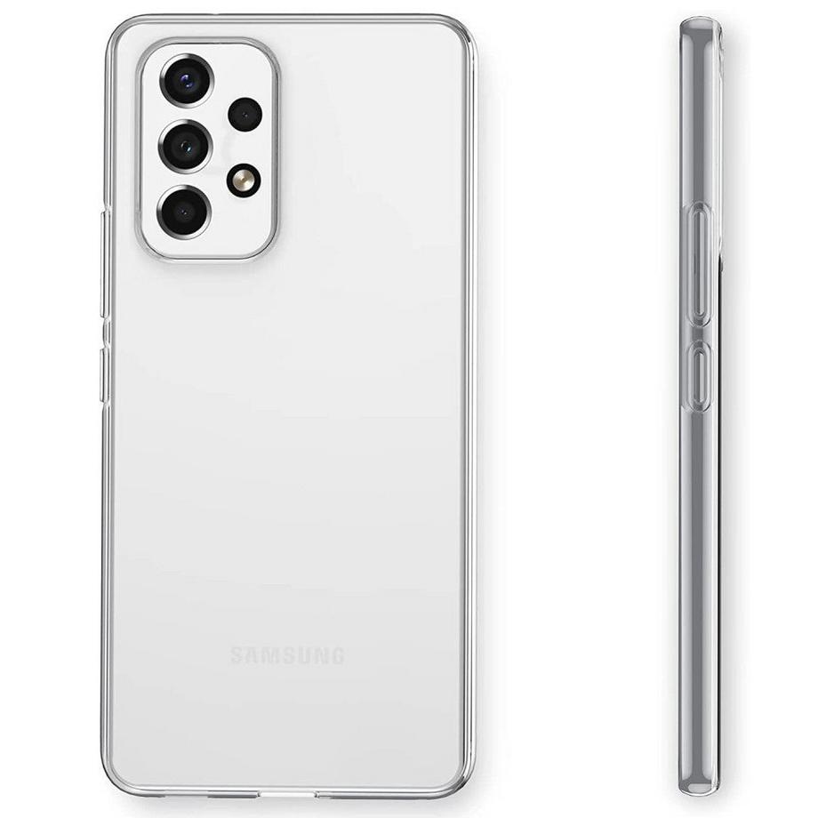 Cover-Discount  Galaxy A53 5G - Silikon Hülle Inkl. Glas Transparent 