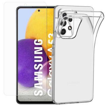 Galaxy A53 5G - Housse silicone + verre blindé