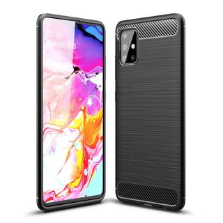 Cover-Discount  Galaxy A51 - Custodia Metal Carbon Look 