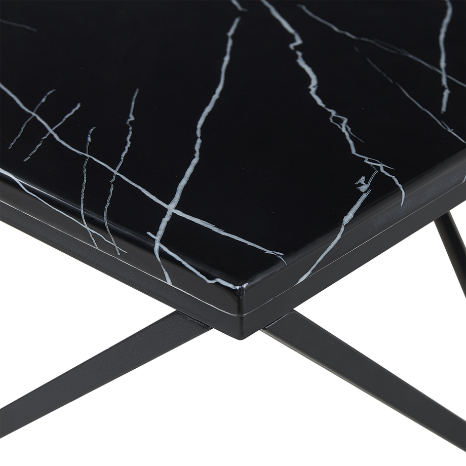 Beliani Couchtisch aus MDF-Platte  MALIBU  