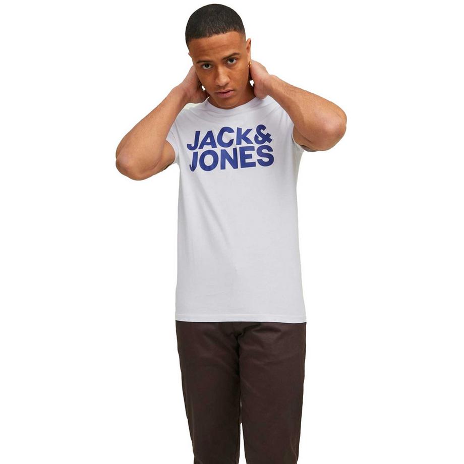 JACK & JONES  Maglietta Uomini Confezione da 6 Vestibilità confortevole-JJECORP LOGO TEE O-NECK 3PK 