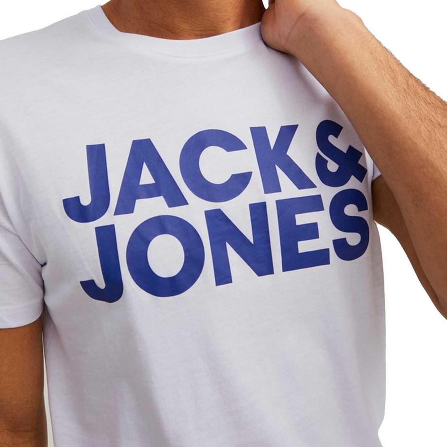 JACK & JONES  Maglietta Uomini Confezione da 6 Vestibilità confortevole-JJECORP LOGO TEE O-NECK 3PK 