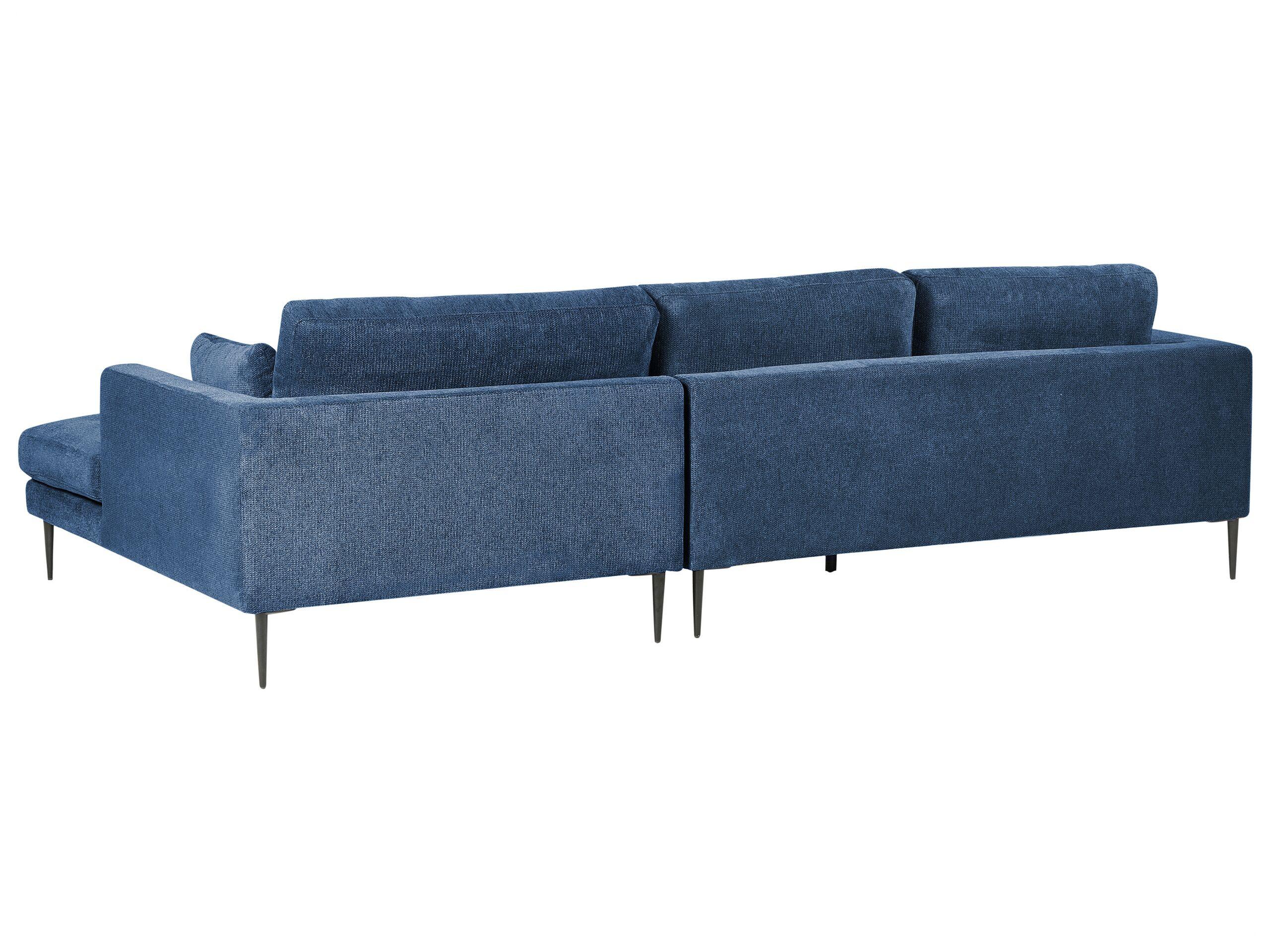 Beliani Ecksofa aus Polyester Modern FLAM  