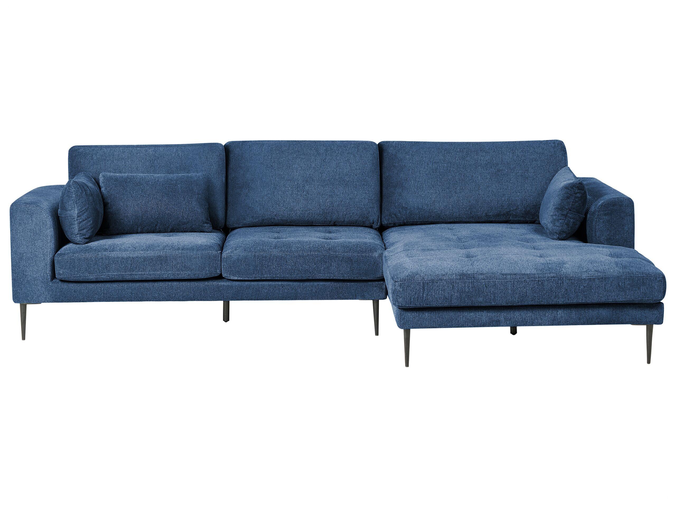 Beliani Ecksofa aus Polyester Modern FLAM  