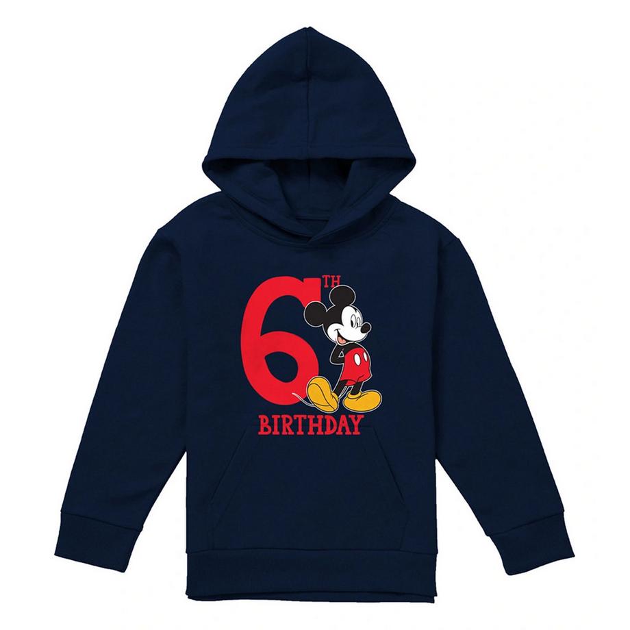 Sweat À Capuche 6ème Anniversaire Motif Mickey Mouse