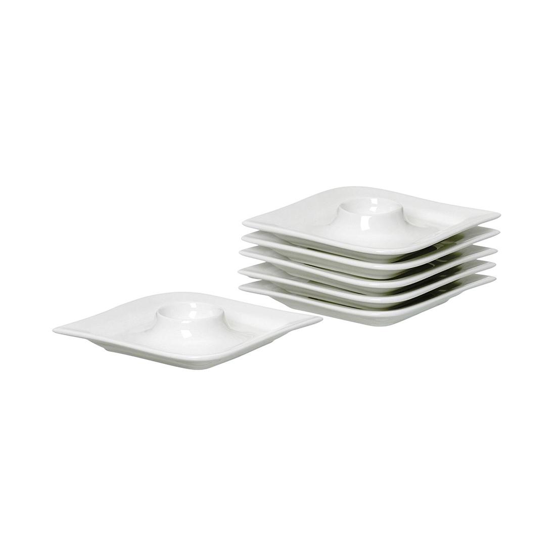 Ritzenhoff & Breker Mélodie Assiette à oeufs 6 pièces blanc  