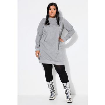 Sweatkleid, oversized, betonte Schultern