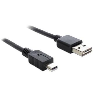 DeLock  5m USB 2.0 A - mini USB m/m cavo USB USB A Mini-USB A Nero 