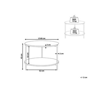 Beliani Table basse en MDF Moderne REVA  